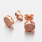 Kôstky vo farbe ružového zlata E-S1900706-1905-SLX