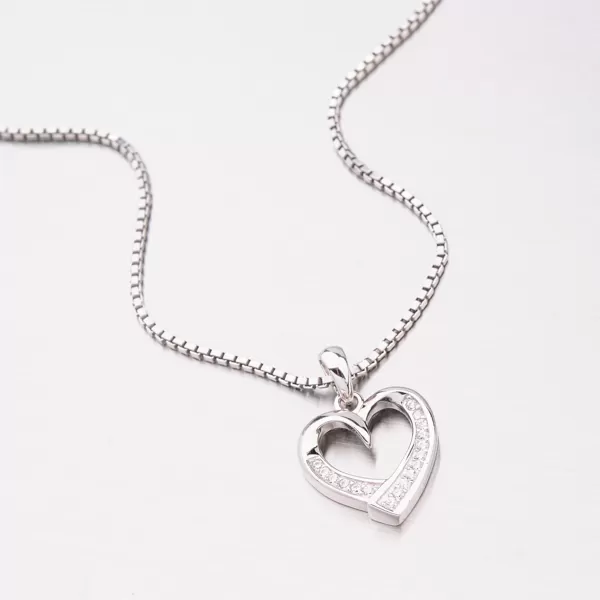 Strieborný prívesok srdca PKL-3060