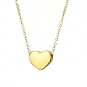 Oceľový náhrdelník so srdcom MNCN15-131-B