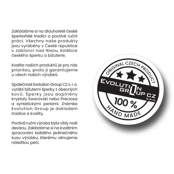 Náušnice bižutérie so Swarovski kryštálmi oranžová kvietka 51042.3 padparadcha