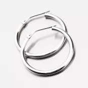 Strieborné náušnice kruhy E1400134-1234-SLX