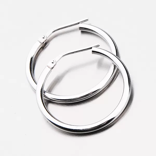 Strieborné náušnice kruhy E1400134-1234-SLX