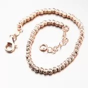 Náramok - striebro 925 vo farbe ružového zlata B1403186-0048-SLX