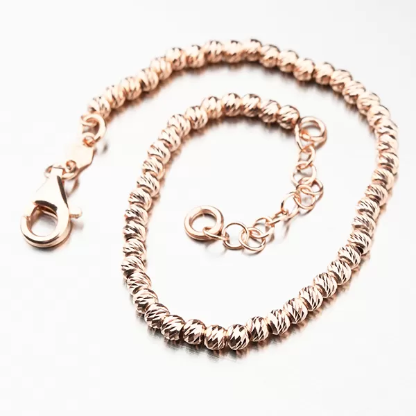 Náramok - striebro 925 vo farbe ružového zlata B1403186-0048-SLX