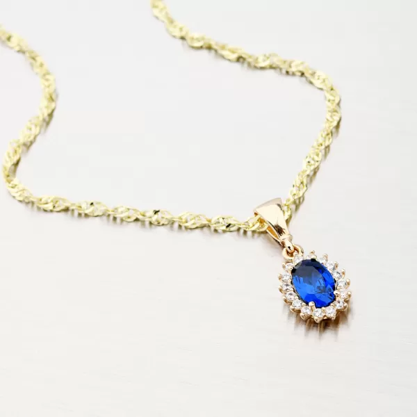 Prívesok so zafírom 13-379