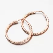 Krúžky vo farbe ružového zlata E2000855-0809-SLX