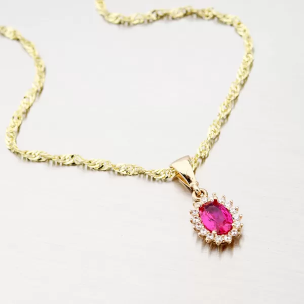 Prívesok s rubínom 13-374