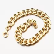 Strieborný náramok vo farbe žltého zlata B1903716-0045-SLX