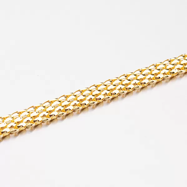 Pozlátený náramok pre ženy so zirkónmi B1902548-2196-SLX