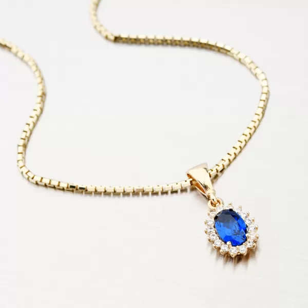 Prívesok so zafírom 13-379