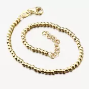 Pozlátený náramok - striebro 925 B2100128-1132-SLX