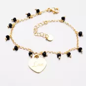 Pozlátený náramok s príveskami B1900838-2464-SLX