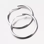 Strieborné náušnice kruhy E1400135-1234-SLX