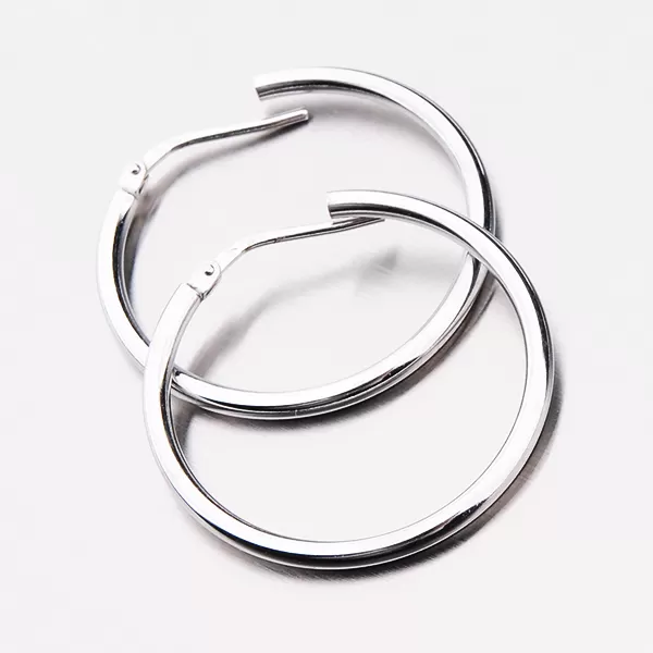 Strieborné náušnice kruhy E1400135-1234-SLX