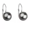 Náušnice bižutérie visiace šedé 71106.3