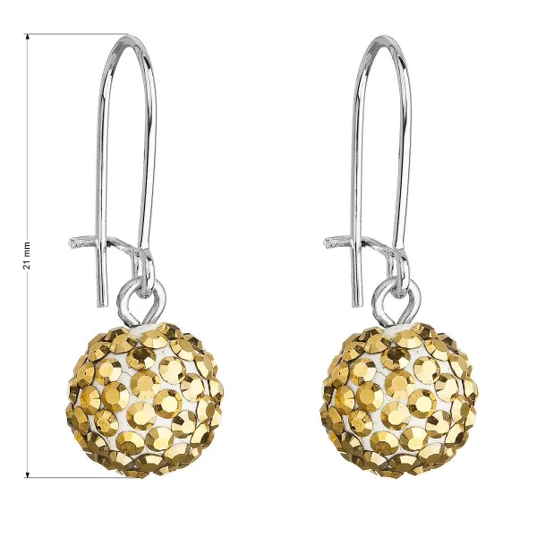 Šperky s kryštálmi 71119.5 zlata