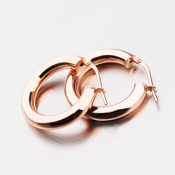 Masívne pozlátené kruhy E1400035-1234-SLX