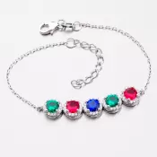 Náramok s farebnými kameňmi B1603144-1905-SLX