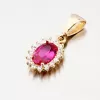 Prívesok s rubínom 13-374