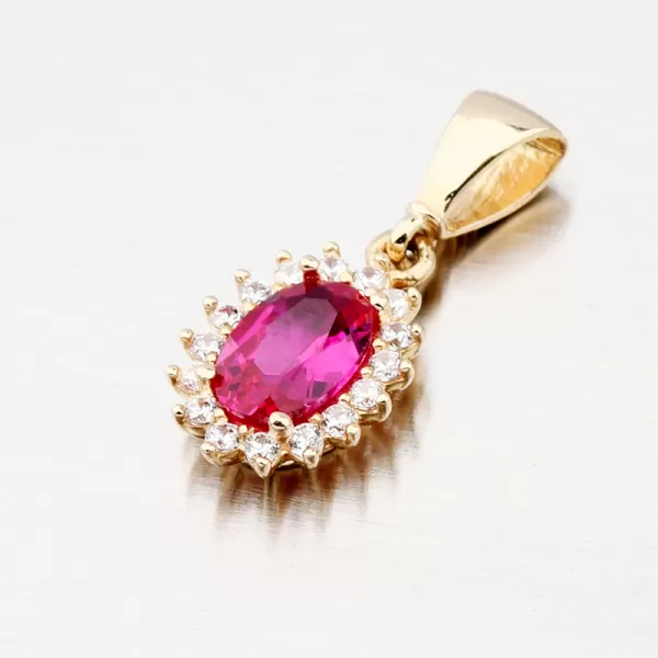 Prívesok s rubínom 13-374