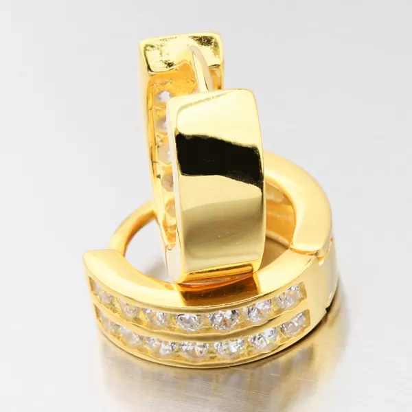 Kruhy vo farbe žltého zlata UCST-122806-G