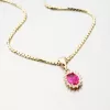 Prívesok s rubínom 13-374