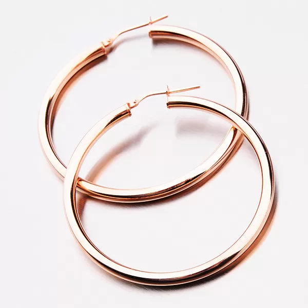 Veľké pozlátené kruhy E1602253-1234-SLX