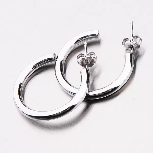 Masívne kruhy zo striebra E1400039-1234-SLX