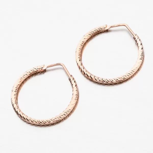 Krúžky vo farbe ružového zlata E2000855-0809-SLX