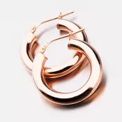 Masívne pozlátené kruhy E1400035-1234-SLX