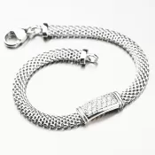 Dámsky strieborný náramok so zirkónmi B1902542-2196-SLX