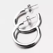 Masívne kruhy zo striebra E1400039-1234-SLX