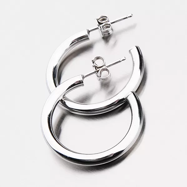 Masívne kruhy zo striebra E1400039-1234-SLX