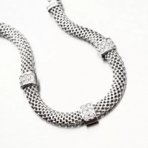 Strieborný náramok so zirkónmi B1400752-1304-SLX