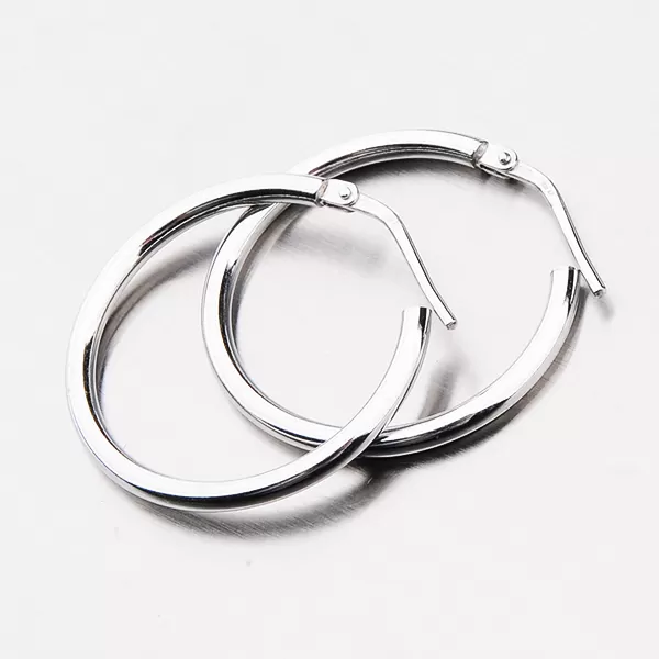 Strieborné náušnice kruhy E1400134-1234-SLX