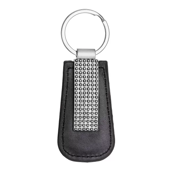 Kľúčenka s kryštálmi Swarovski čierna 38016.5 hematite