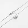 Strieborný náhrdelník s perlom N2201763-0871-SLX