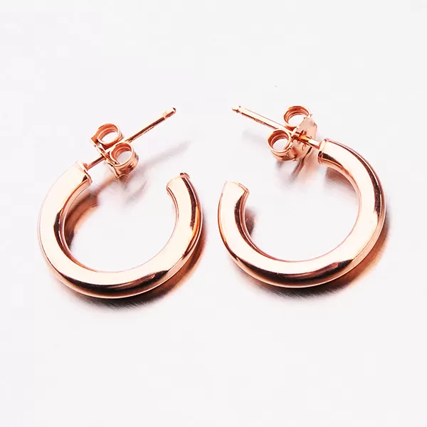 Masívne pozlátené kruhy E1400030-1234-SLX