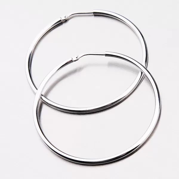 Strieborné náušnice kruhy E1400116-1234-SLX