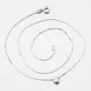 Strieborný náhrdelník so zirkónom N1400008-0871-SLX