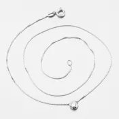 Strieborný náhrdelník so zirkónom N1400008-0871-SLX