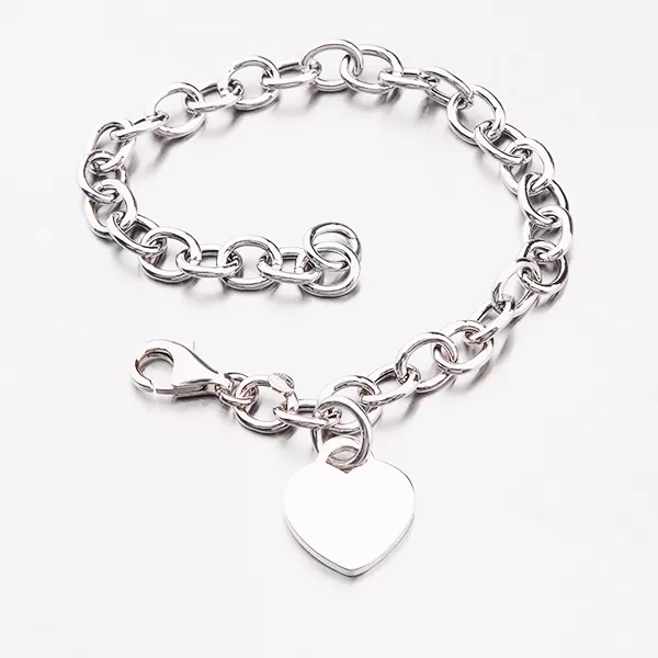 Strieborný náramok so srdiečkom B1300493-1264-SLX