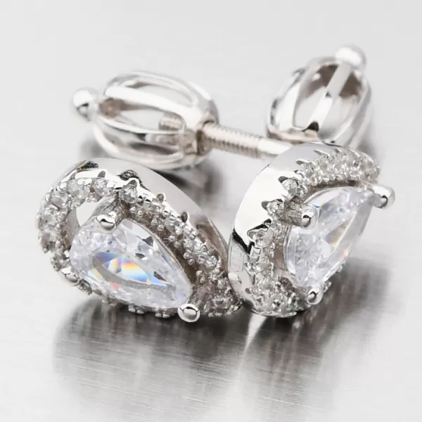 Dámske náušnice strieborný 925 zirkón UPST-122019S