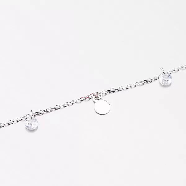 Náramok s príveskami a zirkónmi B2100124-1132-SLX