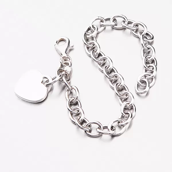 Strieborný náramok so srdiečkom B1300493-1264-SLX