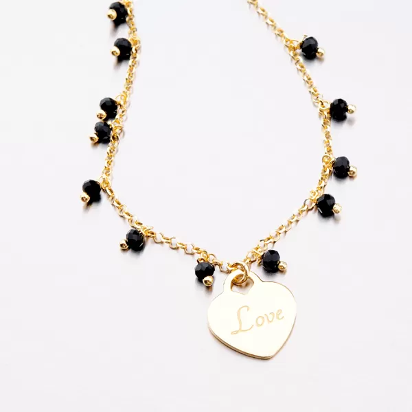 Pozlátený náramok s príveskami B1900838-2464-SLX