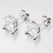 Strieborné náušnice kôstky UPST-122555