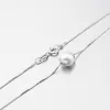 Strieborný náhrdelník s perlom N2201762-0871-SLX