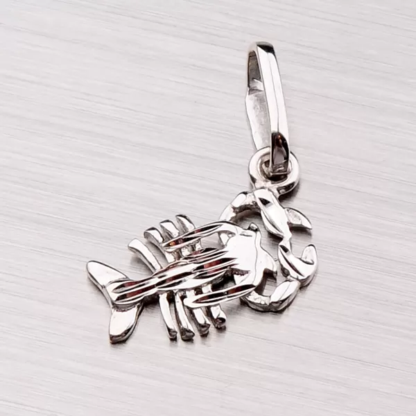 Rak z bieleho zlata 43-2072-06