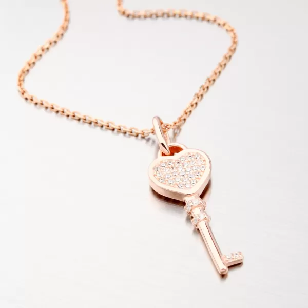 Pozlátený prívesok kľúč HST-13688-R